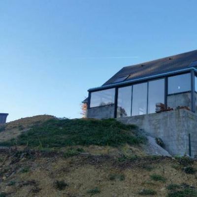 Installation d’une véranda aluminium - Tournay (64)