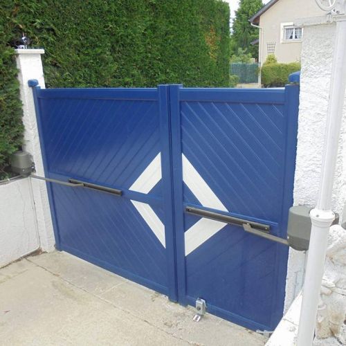 Portail aluminium battant motorisé - Bordères sur l’Echez (65)