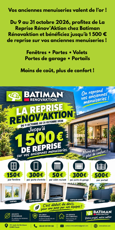 Renovaktion Menuiserie Exterieur Tarbes RENOV AKTION