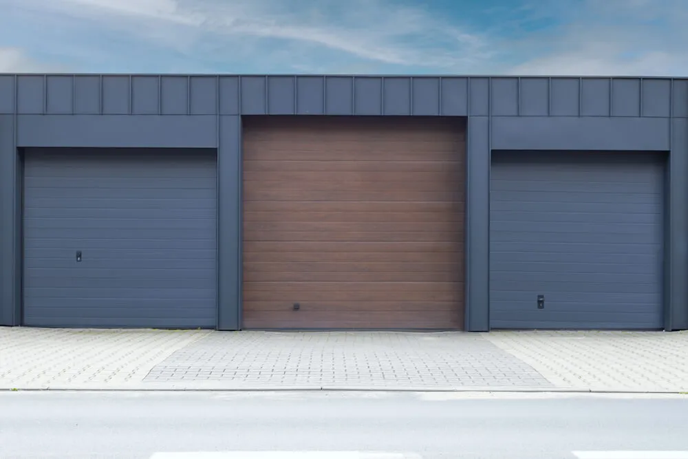Porte de garage bois battante à Bazet